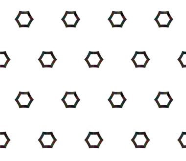 Geometrik süslemeli vektör deseni. Kusursuz tasarım dokusu. 