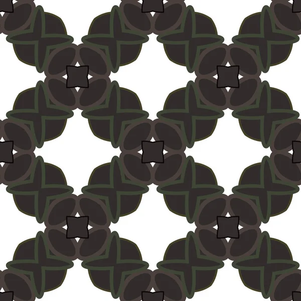 Geometrik süslemeli vektör deseni. Kusursuz tasarım dokusu. 