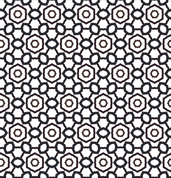 Geometrik süslemeli vektör deseni. Kusursuz tasarım dokusu.