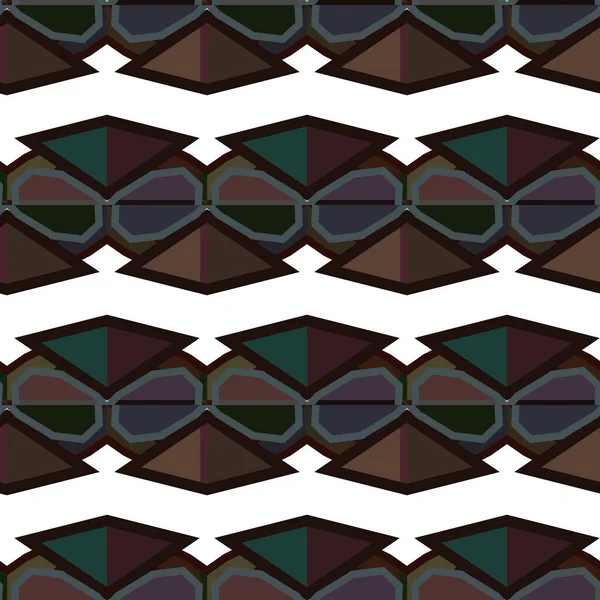 Бесшовная Текстура Дизайна Геометрический Орнаментальный Вектор — стоковый вектор