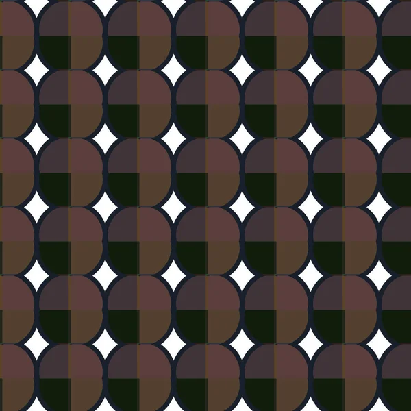 Геометричний Векторний Дизайн Безшовна Ілюстрація Візерунка — стоковий вектор