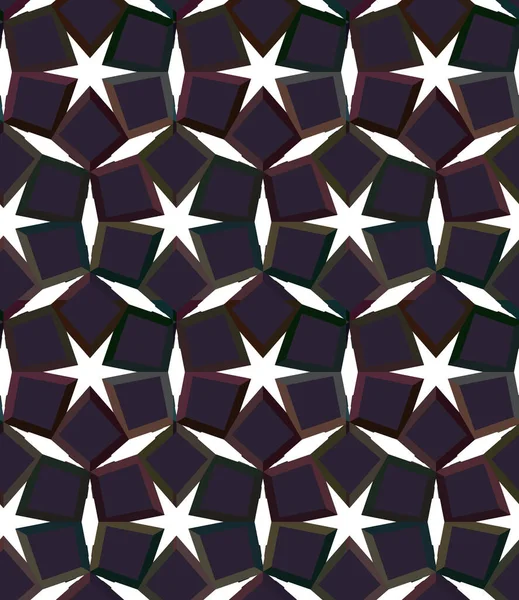 Αδιάλειπτη Μοτίβο Αφηρημένα Γεωμετρικά Σχήματα — Διανυσματικό Αρχείο