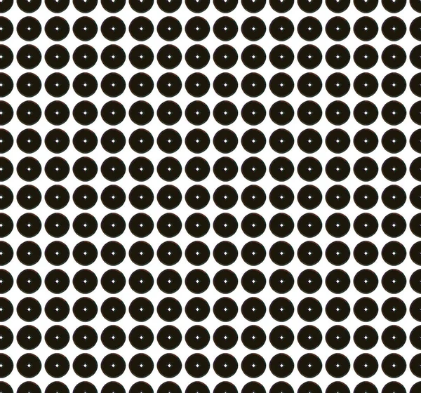Seamless Pattern Black White Dots — Stock Vector