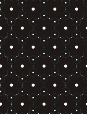 Geometrik süslemeli vektör deseni. Kusursuz tasarım dokusu.