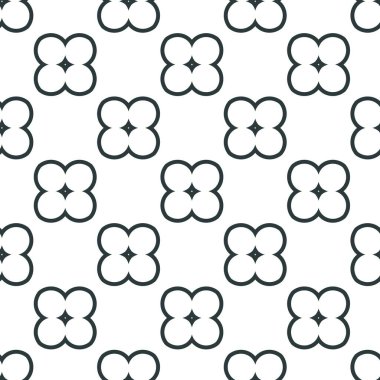 Geometrik süslemeli vektör deseni. Kusursuz tasarım dokusu.