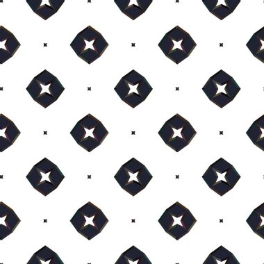 Geometrik süslemeli kusursuz desen. vektör illüstrasyonu