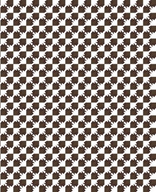 Geometrik süslemeli kusursuz desen. vektör illüstrasyonu