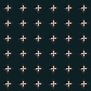 Geometrik süslemeli kusursuz desen. vektör illüstrasyonu