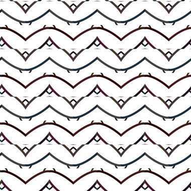 Modern geometrik vektör tasarımı, kusursuz desen çizimi