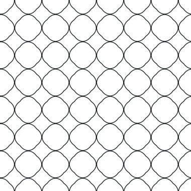 Geometrik süslemeli vektör deseni. Kusursuz tasarım dokusu. 