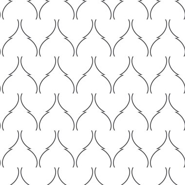 Geometrik süslemeli vektör deseni. Kusursuz tasarım dokusu.