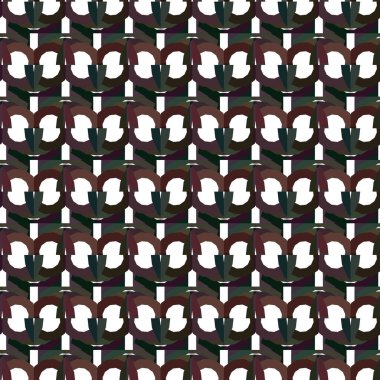 Soyut şekilli kusursuz desen