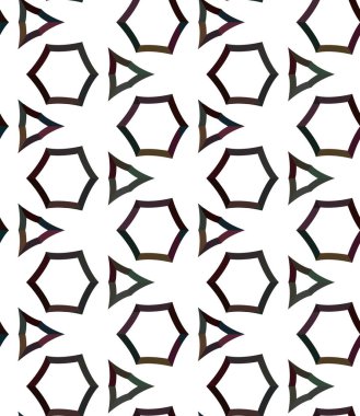 Modern geometrik vektör tasarımı, kusursuz desen çizimi