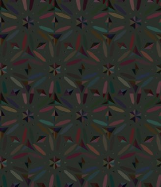 Kusursuz tasarım dokusu. Geometrik süslemeli vektör deseni. 