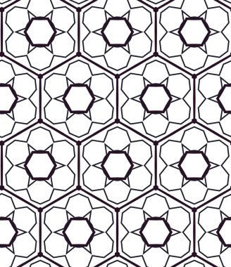 Modern geometrik vektör tasarımı, kusursuz desen çizimi