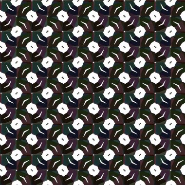 Modern geometrik vektör tasarımı, kusursuz desen çizimi