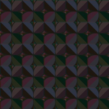 Geometrik süslemeli vektör deseni. Kusursuz tasarım dokusu.