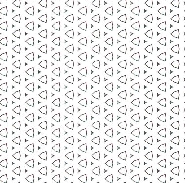 Geometrik süslemeli vektör deseni. Kusursuz tasarım dokusu.