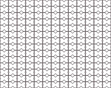 Geometrik süslemeli vektör deseni. Kusursuz tasarım dokusu.