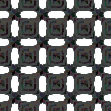 Modern geometrik vektör tasarımı, kusursuz desen çizimi