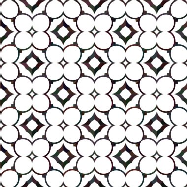 Geometrik süslemeli vektör deseni. Kusursuz tasarım dokusu.