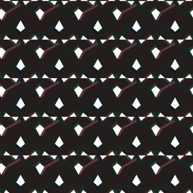 Modern geometrik vektör tasarımı, kusursuz desen çizimi