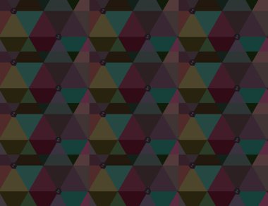 Modern geometrik vektör tasarımı, kusursuz desen çizimi