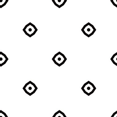 Modern geometrik vektör tasarımı, kusursuz desen çizimi