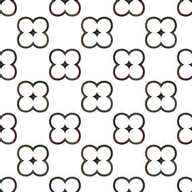 Geometrik süslemeli vektör deseni. Kusursuz tasarım dokusu.