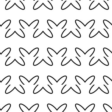 Geometrik süslemeli vektör deseni. Kusursuz tasarım dokusu.