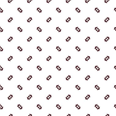 Geometrik süslemeli vektör deseni. Kusursuz tasarım dokusu.