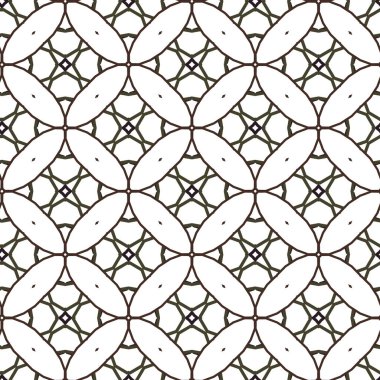 Geometrik süslemeli vektör deseni. Kusursuz tasarım dokusu.