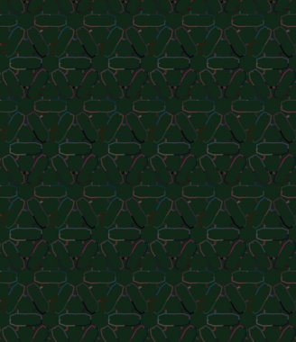 Geometrik süslemeli vektör deseni. Kusursuz tasarım dokusu.