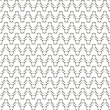 Geometrik süslemeli vektör deseni. Kusursuz tasarım dokusu.