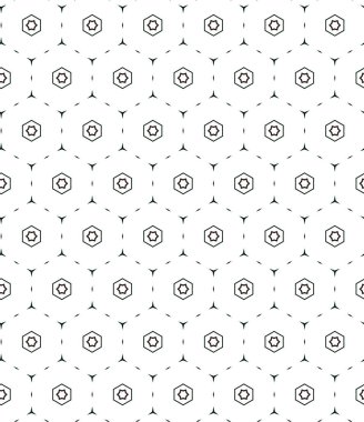 Geometrik süslemeli vektör deseni. Kusursuz tasarım dokusu.