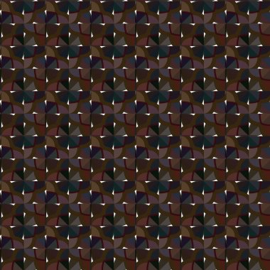 Geometrik süslemeli vektör deseni. Kusursuz tasarım dokusu.