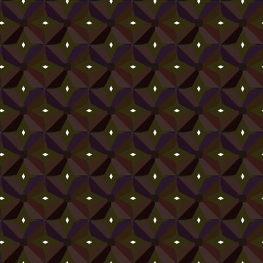 Geometrik süslemeli kusursuz desen. vektör illüstrasyonu