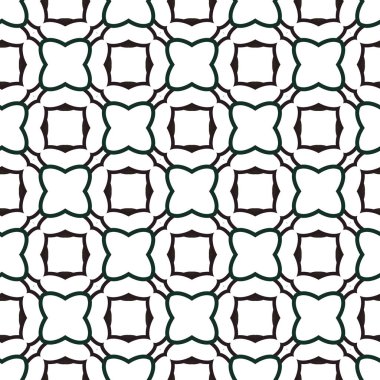 Geometrik süslemeli vektör deseni. Kusursuz tasarım dokusu.