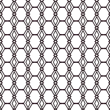 Modern geometrik vektör tasarımı, kusursuz desen çizimi