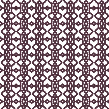 Geometrik süslemeli vektör deseni. Kusursuz tasarım dokusu.