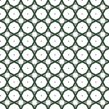 Geometrik süslemeli vektör deseni. Kusursuz tasarım dokusu.