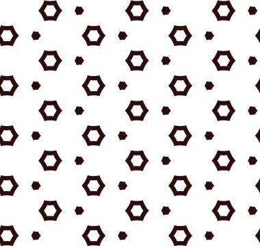 Geometrik süslemeli vektör deseni. Kusursuz tasarım dokusu. 