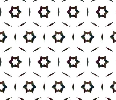 Geometrik süslemeli vektör deseni. Kusursuz tasarım dokusu.