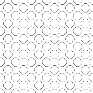 Geometrik süslemeli vektör deseni. Kusursuz tasarım dokusu.