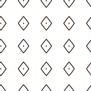 Geometrik süslemeli vektör deseni. Kusursuz tasarım dokusu.