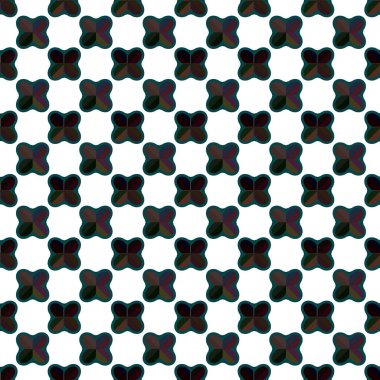 Modern geometrik vektör tasarımı, kusursuz desen çizimi