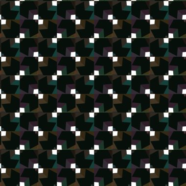 Geometrik süslemeli vektör deseni. Kusursuz tasarım dokusu.