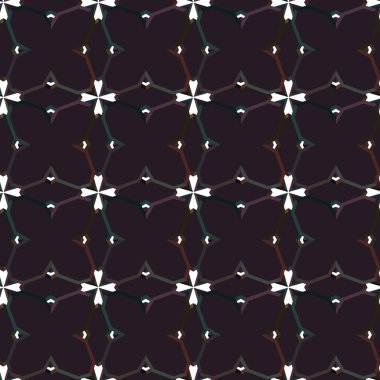 Modern geometrik vektör tasarımı, kusursuz desen çizimi