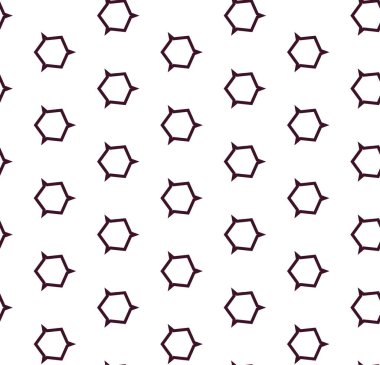 Geometrik süslemeli vektör deseni. Kusursuz tasarım dokusu.