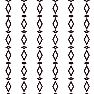 Geometrik süslemeli vektör deseni. Kusursuz tasarım dokusu.